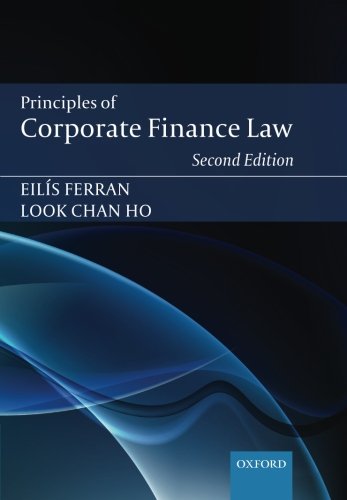 9780199671359: Principles of Corporate Finance Law [Lingua inglese]