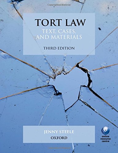 Beispielbild fr Tort Law Text, Cases, and Materials 3/e zum Verkauf von AwesomeBooks