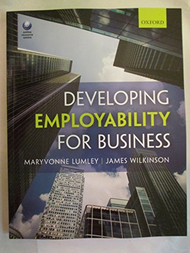 Stock image for Developing Employability for Business for sale by Better World Books Ltd