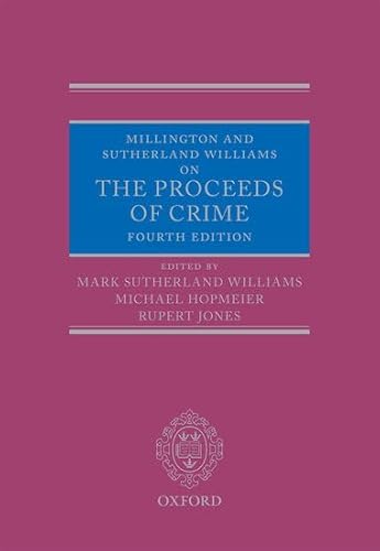 Beispielbild fr Millington and Sutherland Williams on the Proceeds of Crime zum Verkauf von Better World Books Ltd