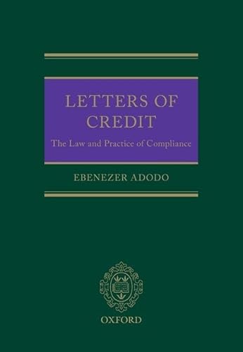 Imagen de archivo de LETTERS OF CREDIT C a la venta por Romtrade Corp.