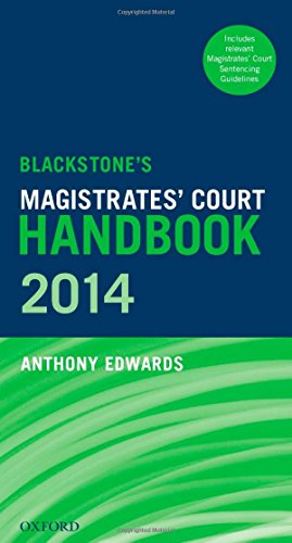 Beispielbild fr Blackstone's Magistrates' Court Handbook 2014 zum Verkauf von WorldofBooks