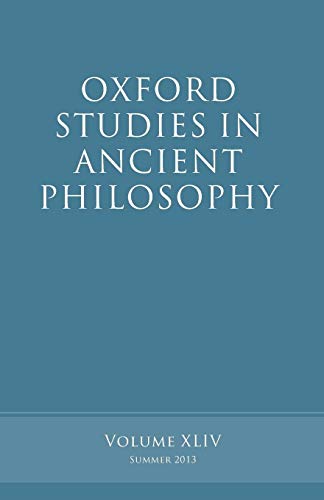 Beispielbild fr Oxford Studies in Ancient Philosophy: Volume 44 zum Verkauf von Great Matter Books