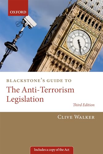 Stock image for Blackstone's Guide to the Anti-Terrorism Legislation for sale by Chiron Media