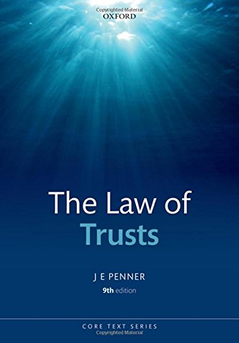 Imagen de archivo de The Law of Trusts 9/e (Core Texts Series) a la venta por WorldofBooks