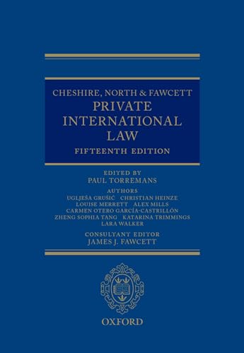 Stock image for Cheshire, North & Fawcett: Private International Law for sale by Revaluation Books