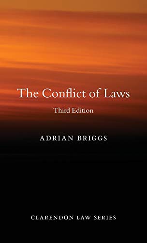 Stock image for The Conflict of Laws (Clarendon Law SBriggs, Adrian for sale by Iridium_Books