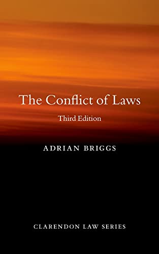 Beispielbild fr The Conflict of Laws (Clarendon, Law Series) zum Verkauf von Anybook.com