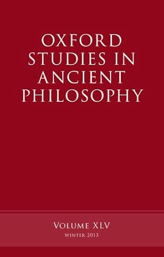 Oxford Studies in Ancient Philosophy: Volume 45