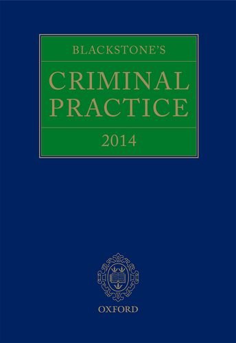 9780199681402: Blackstone's Criminal Practice 2014 (book, all supplements and digital pack)