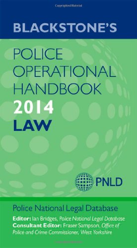 9780199681860: Blackstone's Police Operational Handbook 2014: Law