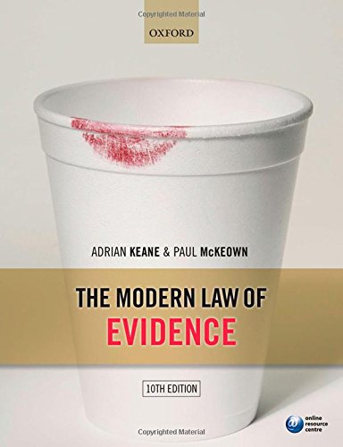 9780199684342: The Modern Law of Evidence