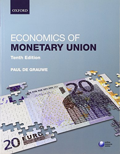 Beispielbild fr Economics of Monetary Union zum Verkauf von Phatpocket Limited