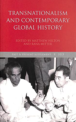 Imagen de archivo de Transnationalism and Contemporary Global History (Past and Present Supplement) a la venta por Reuseabook