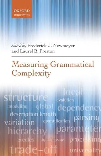 Stock image for Measuring Grammatical Complexity for sale by HPB-Red