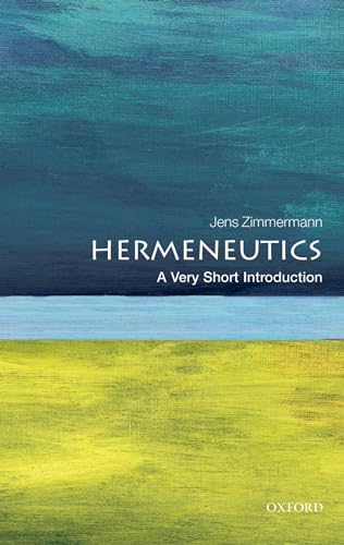 Imagen de archivo de Hermeneutics: A Very Short Introduction a la venta por ThriftBooks-Atlanta