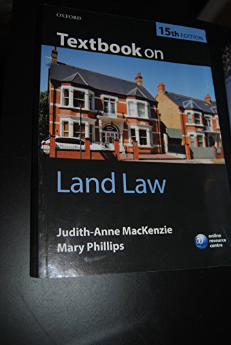 Stock image for Textbook on Land Law 15/e for sale by AwesomeBooks