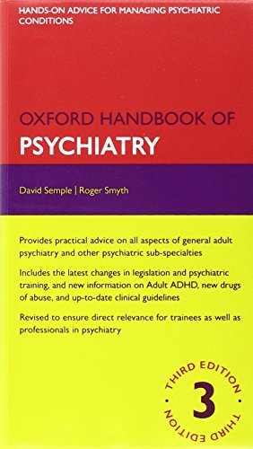 Oxford Handbook of Psychiatry 3e and Drugs in Psychiatry 2e Pack (9780199686247) by Semple, David; Smyth, Roger; Puri, Basant