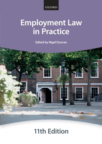 Beispielbild fr Employment Law in Practice (Bar Manuals) zum Verkauf von AwesomeBooks