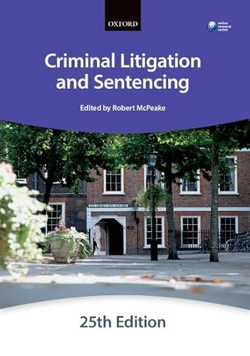 9780199688043: Criminal Litigation & Sentencing