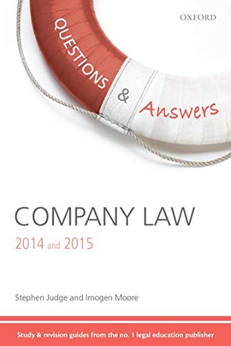 9780199689224: Questions & Answers Company Law 2014-2015: Law Revision and Study Guide (Concentrate Law Questions & Answers)