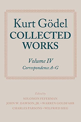 Stock image for Kurt Godel: Collected Works: Volume IV for sale by GF Books, Inc.