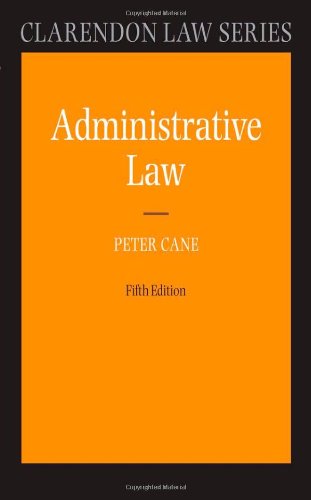 9780199692323: Administrative Law