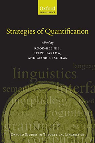 Imagen de archivo de Strategies of Quantification (Oxford Studies in Theoretical Linguistics) a la venta por Lucky's Textbooks