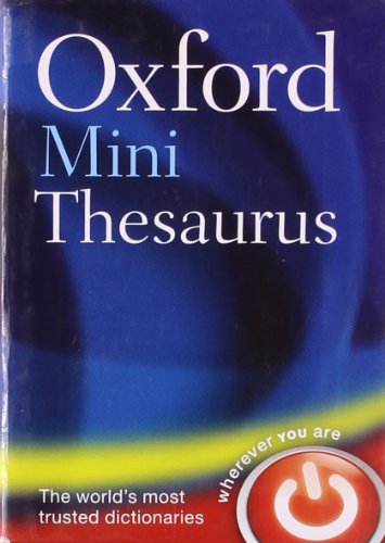 Imagen de archivo de Oxford Mini Thesaurus a la venta por AwesomeBooks