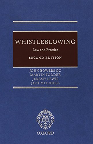 9780199692835: Whistleblowing: Law and Practice