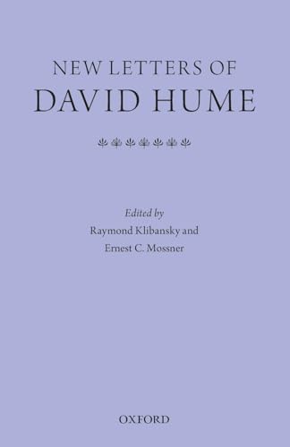 9780199693238: New Letters of David Hume