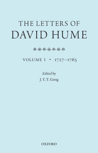 Stock image for The Letters of David Hume: Volume 1 for sale by Nicholas J. Certo