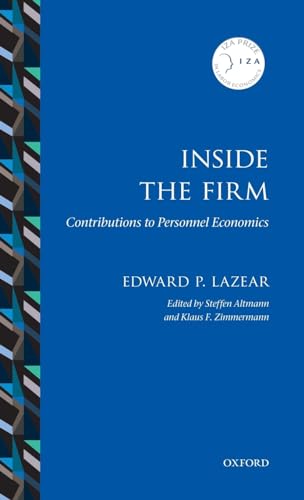 Beispielbild fr Inside the Firm: Contributions to Personnel Economics (IZA Prize in Labor Economics) zum Verkauf von GF Books, Inc.