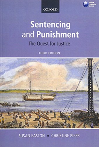 Imagen de archivo de Sentencing and Punishment : The Quest for Justice a la venta por Better World Books