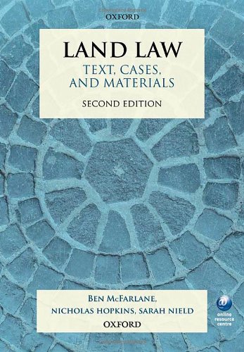 Imagen de archivo de Land Law: Text, Cases, and Materials a la venta por AwesomeBooks