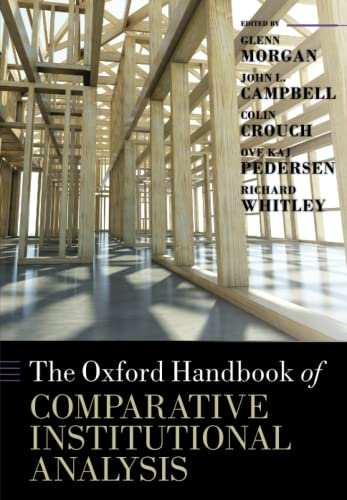 Stock image for The Oxford Handbook of Comparative Institutional Analysis for sale by Chiron Media