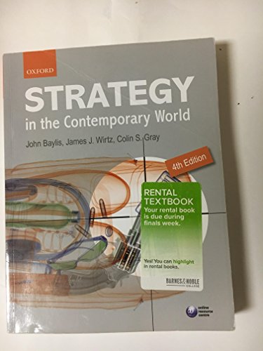 Stock image for Strategy in the Contemporary World for sale by Better World Books: West