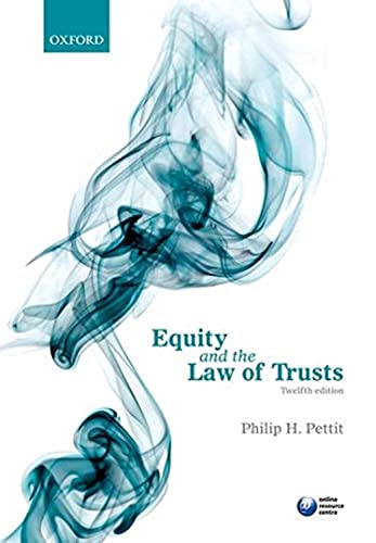 Imagen de archivo de Equity and the Law of Trusts a la venta por AwesomeBooks