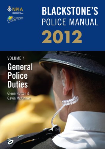 Immagine dell'editore per Blackstone's Police Manual Volume 4: General Police Duties 2012 venduto da Better World Books Ltd