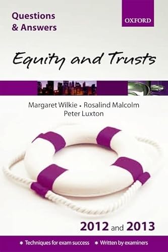 Beispielbild fr Q & A Revision Guide: Equity and Trusts 2012 and 2013 (Law Questions & Answers) zum Verkauf von AwesomeBooks