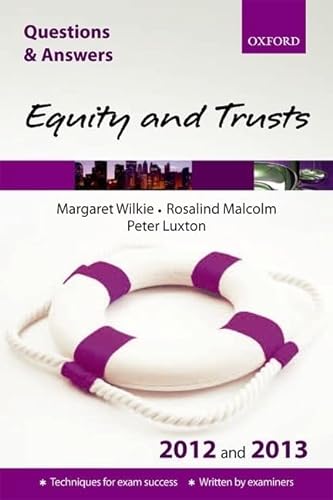 Stock image for Q&A Equity and Trusts 2012 and 2013 (Questions & Answers) for sale by Bellwetherbooks