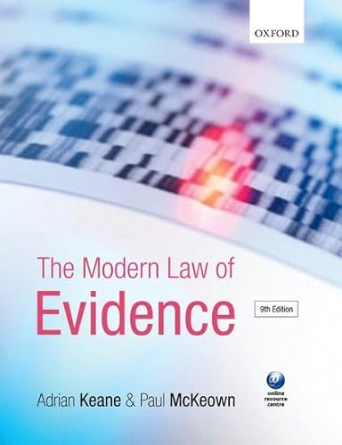 Stock image for The Modern Law of Evidence for sale by MusicMagpie