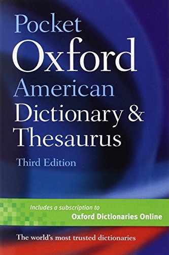 Stock image for Pocket Oxford American Dictionary and Thesaurus for sale by Blackwell's