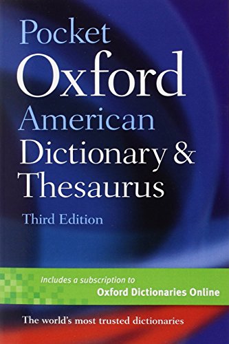 9780199729951: Pocket Oxford American Dictionary & Thesaurus