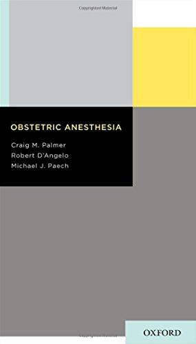 Beispielbild fr Obstetric Anesthesia zum Verkauf von Bellwetherbooks