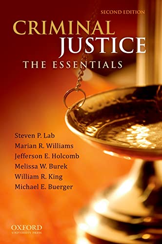 Beispielbild fr Criminal Justice : The Essentials zum Verkauf von Better World Books