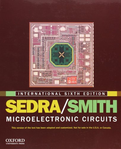 Beispielbild fr Microelectronic Circuits (The Oxford Series in Electrical and Computer Engineering) zum Verkauf von Book Deals