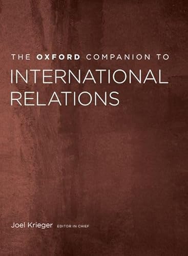 9780199738878: The Oxford Companion to International Relations (Oxford Companions to Political Studies)