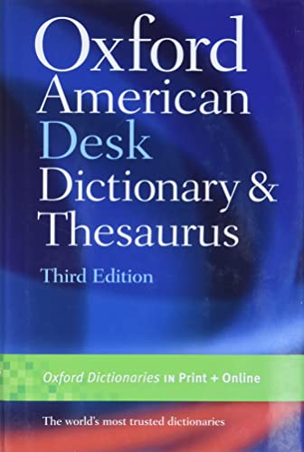 Beispielbild fr Oxford American Desk Dictionary and Thesaurus zum Verkauf von Better World Books