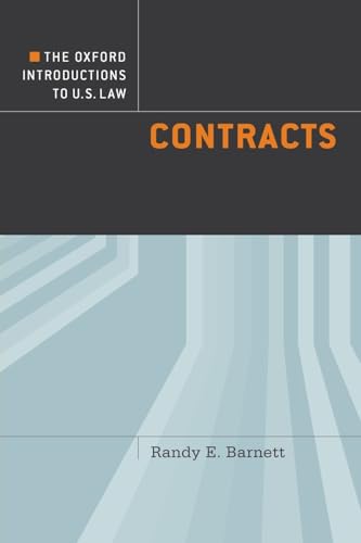 Beispielbild fr The Oxford Introductions to U.S. Law: Contracts zum Verkauf von Open Books